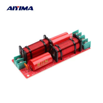 Аудиодинамик AIYIMA 2шт мощностью 150 Вт, 2-полосный перекрестный ВЧ-бас, 2 блока перекрестного фильтра, делитель частоты для 5-8-дюймового динамика