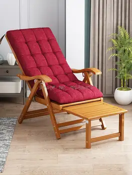 Бамбуковое кресло для отдыха, летнее складное кресло-кушетка