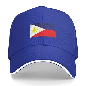 Бейсболка Унисекс с Филиппинским Флагом, Подходит Для мужчин и Женщин, Регулируемая Шляпа Для папы, Кепка для сэндвича