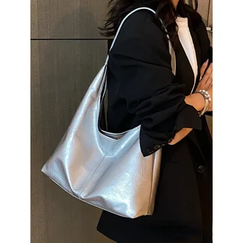 Брендовая дизайнерская женская сумка из искусственной кожи, повседневная сумка через плечо, большая сумка-бродяга