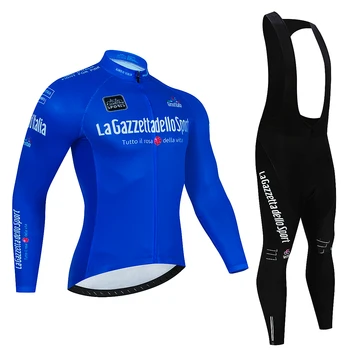 Велосипедная одежда Tour Of Italy, быстросохнущий мужской комплект для велоспорта с длинными рукавами, осенняя одежда для горных велосипедов, комплект из джерси для велоспорта
