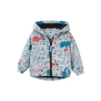 Весенне-осенняя толстовка с капюшоном для маленьких мальчиков, куртка, однотонное детское пальто на молнии с капюшоном и длинными рукавами, осенне-зимняя одежда, верхняя одежда