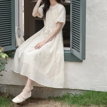 Весна 2023, новая юбка с цветочным рисунком, женское летнее короткое платье для чаепития, французская юбка, новинка весны