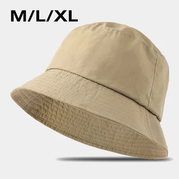 Весна Лето Большая голова 62 см Панама Открытый Солнцезащитный крем Рыбацкая шляпа Мужская мода Японская кепка большого размера Повседневная Панама