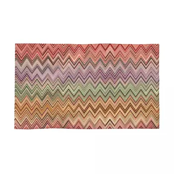 Винтажное современное полотенце Zig Zag в стиле бохо из тончайшего волокна, многоцветные современные полотенца для путешествий, плавания, кемпинга