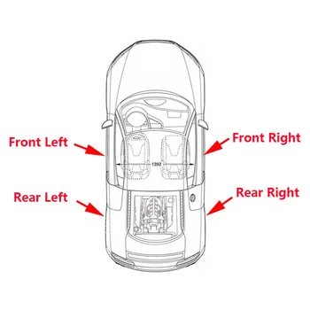 Внутренний привод левой внутренней дверной ручки двери автомобиля Skoda Fabia 2015-2017 6V0837221A 6V08222A