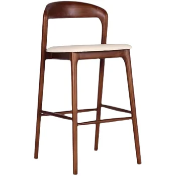 Высокие деревянные кухонные стулья для отдыха, дизайнерские акценты, стулья для столовой, мебель для гостиной Nordic Casa Arredo MQ50CY
