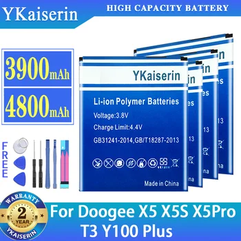 Высококачественный Аккумулятор YKaiserin Для Doogee X5 X5S X5Pro X5 Pro T3 Y100 Plus Y100Plus Batterij + Номер для отслеживания