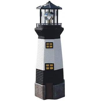 Декоративный светильник Lighthouse Водонепроницаемая Солнечная Светодиодная лампа Lighthouse-для вечеринки, террасы, дорожки во внутреннем дворике, сада на открытом воздухе