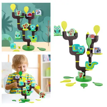 Деревянные балансировочные блоки для укладки, игра-головоломка без ограничений, игрушки-головоломки для развития логических способностей, практические навыки