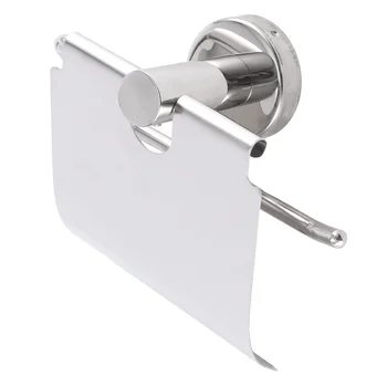 Держатель рулона туалетной бумаги для ванной комнаты, настенный Держатель туалетной бумаги, держатель салфеток из нержавеющей стали для ванной комнаты (глянцевый серебристый)