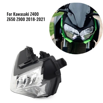 Детали для сборки светодиодных фар мотоциклов для Kawasaki Z400 Z650 Z900 18-21, Передние фары, головной свет, Обтекатель лампы