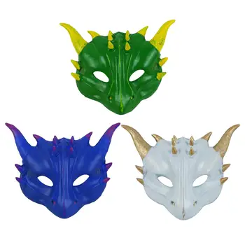 Детская маска дракона, Маскарадная маска для вечеринки, выпускного вечера, Хэллоуина
