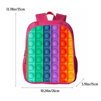 Детский рюкзак, Универсальная красочная школьная дорожная сумка для переноски, мультяшные рюкзаки, модные сумки для переноски аксессуаров, Тип