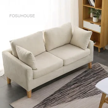 Диваны для гостиной небольшой квартиры Скандинавская Креативная мебель для гостиной Тканевые диваны Для дома и отдыха Балкон Односпальный диван кресло Z