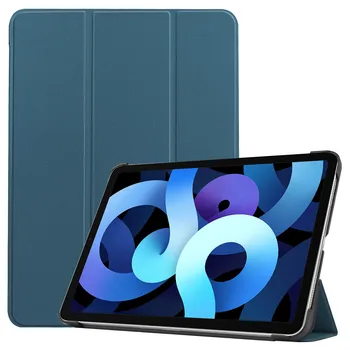 Для iPad Air 2020 2022 Чехол 10,9-дюймовая Складная Подставка из Искусственной Кожи Защитный Чехол Для планшета Funda iPad Air 4 Air 5 Case + Мягкая Пленка