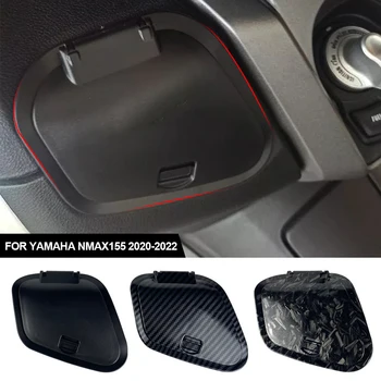 Для Yamaha Nmax v2 nmax125 nmax155 2020-2022 Ящик для инструментов Крышка для хранения Обновление ABS Боковой карман Крышка Зарядное устройство Водонепроницаемый колпачок