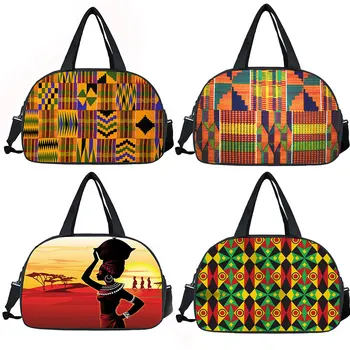 Дорожная сумка с рисунком в африканском стиле Американская женщина Сумка-тоут Вещевые сумки lack Girl Magic Сумки Многофункциональные сумки для хранения