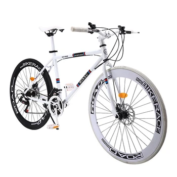 Дорожный велосипед Студенческий велосипед с передним и задним механическим дисковым тормозом, противоскользящими и износостойкими шинами