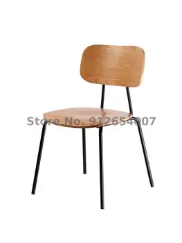 Железный Итальянский минималистичный обеденный стул, Скандинавский стул, Простой Легкий Роскошный Чай с молоком, Столы и стулья для кафе, стул для ресторана
