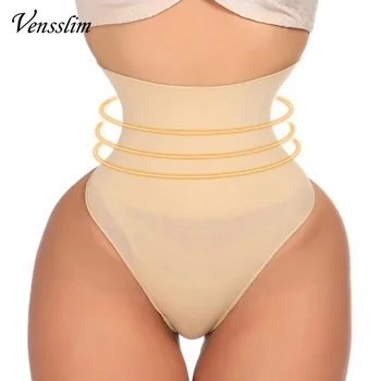 Женское бесшовное белье Vensslim, трусики для контроля живота, стринги для похудения, корректирующее белье, нижнее белье для талии