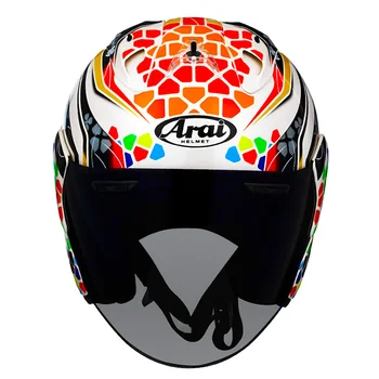 Защитный шлем для мотогонок, средний и верхний Полушлем из драгоценного хрусталя, Casco, одобренный ЕЭК для женщин и мужчин, Летний шлем