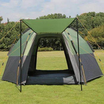 Зеленая палатка для пикника, защищенная от дождя, защищенная от насекомых и дышащая уличная палатка