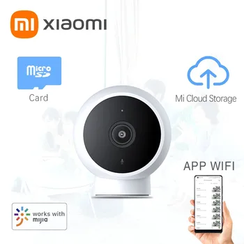 Интеллектуальная IP-камера XIAOMI Standard Edition 2K HD инфракрасного ночного видения CCTV голосовой домофон AI сигнализация с магнитным основанием домашняя WiFi видеокамера