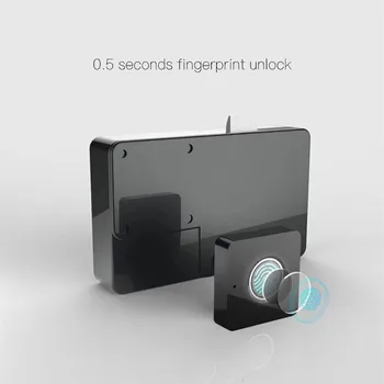 Интеллектуальный электронный замок Дверца ящика Замок отпечатков пальцев Шкаф для хранения Замок отпечатков пальцев Безопасность Бесключевой USB Аккумуляторный замок