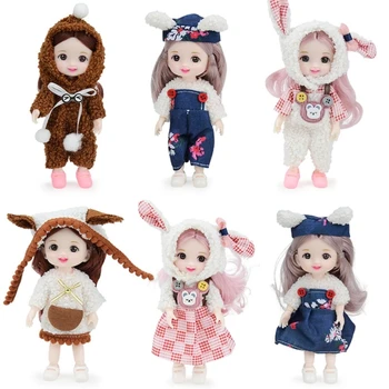 Карманный игровой набор для малышей Royal Princess Dolls, состоящий из 3 упаковок, карманные куклы-принцессы, идеальный подарок для девочек, безопасная игрушка