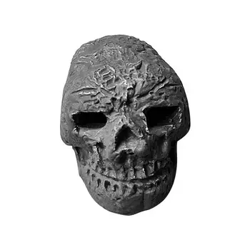 Керамические черепа для костра с человеческим черепом, черепа для костра, страшный череп, бревно для Хэллоуина, выдерживающее 302,0 F, Имитация прочного черепа для костра