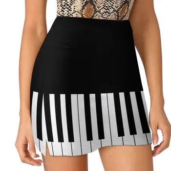 Клавиши пианино Черно-белая светонепроницаемая брючная юбка женская юбка тренд 2023 Летнее платье Женская летняя юбка