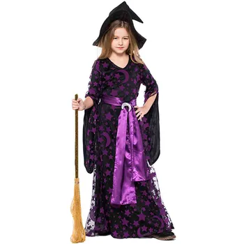 Комплект Вельветовых джемперов для косплея с рюшами и длинным рукавом на Хэллоуин для малышей и маленьких девочек, весенне-летний принт, комплект из вельветовых джемперов для косплея, вечеринки