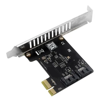 Компьютерный адаптер PCI-E-USB 3.0 Type C для передней панели 19PIN PCI-E-USB 3.0 Hub Splitter Плата расширения