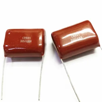конденсатор 335j (3,3 мкф) 630 В (Cbb21) с шагом контактов 30 мм