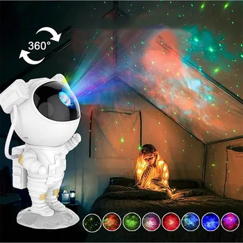 Космический астронавт, Галактика, звездная проекционная лампа, Туманность, Звездное небо, Звездный проектор, декор комнаты, ночник, светильники, подарок для детей