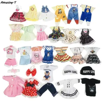 Кукольная одежда Подходит для куклы BJD 16 см 1/12 Аксессуары для одежды Кукла Модная игрушка для одевания Платье принцессы Комбинезон Подарок для девочки
