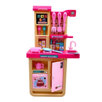 Кукольный домик, имитирующий моду, мини-кухонные принадлежности, Семейный детский игрушечный домик, подарок для девочки, подходящий для 30-сантиметровой Барби
