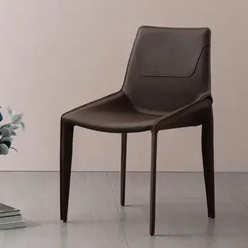Кухонные обеденные стулья расслабляющего дизайна Nordic Single Роскошные Компьютерные обеденные стулья Мебель для гостиной YX50DC