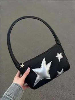 Летняя новая звезда 2023 дизайн, милая сумка для прохладного ветра, модная сумка для девочек, повседневные женские маленькие сумки через плечо на молнии