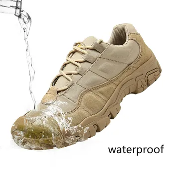 Летняя уличная мужская походная обувь, дышащие тактические армейские ботинки, Тренировочные кроссовки для пустыни, противоскользящие треккинговые ботинки 39-46