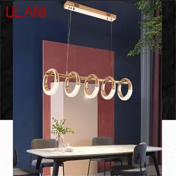 Люстра ULANI Nordic Светильники Современные подвесные светильники Пять колец LED Home для украшения дома
