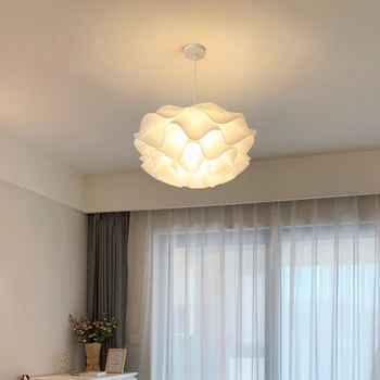 Люстры СВЕТОДИОДНЫЕ подвесные светильники романтический лепестковый потолок современный креативный E27 спальня гостиная украшение столовой