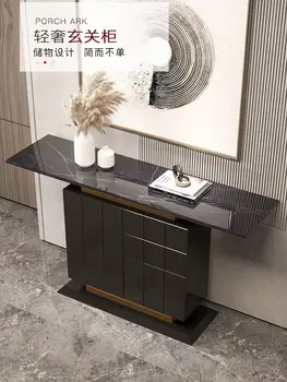 Мебель из Китая, мраморный шкаф для крыльца, роскошный стиль, современный минималистичный итальянский декор, письменный стол