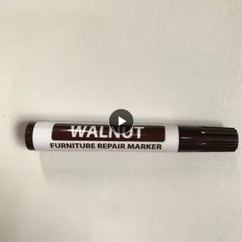 Мебельная ручка 8 цветов Гладкая ручка для рисования Быстросохнущий маркер для ремонта царапин Бытовой водонепроницаемый ламинат