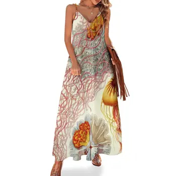 Медуза - платье без рукавов от Ernst Haeckel, пляжное платье, танцевальные платья