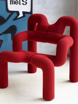 Металлический стул-паук, Скандинавские стулья для гостиной, дизайнерские кресла, кресла для отдыха, мебель для дома, кресло для отдыха