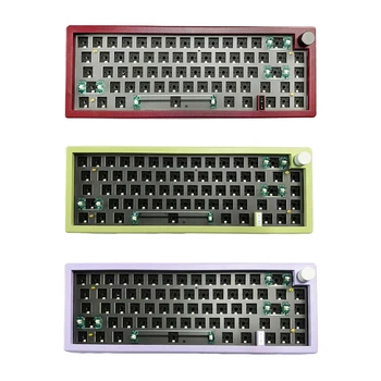Механическая клавиатура GMK67, Переключатель, Механическая игровая клавиатура с подсветкой RGB, Легкая, Прочная, Удобная В использовании, Игровые Аксессуары