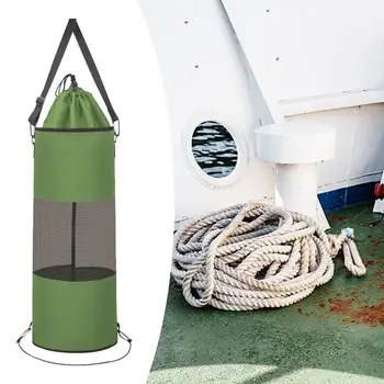 Мешок для мусора для лодки, держатель для мусора, Легкий портативный контейнер для хранения мусора на лодке для кемпинга, прицеп для кемпинга, аксессуары для лодок