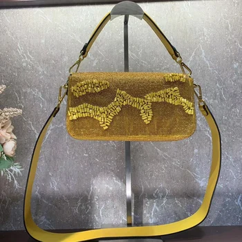 Мода бисером обед сумка с вышивкой классической подмышек сумка новая сумка многофункциональный флип сумка Джокер сумка-мессенджер